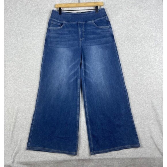 HALARA Pants - Halara Pull On Wide Leg Jeans Womens Size L Minimalist Lounge Comfy Normcore